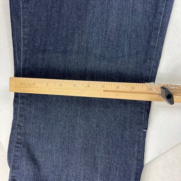 Not Your Daughters Jean Women Plus 39x31* Teresa Trouser Dark Blue Denim Tag 18W - Picture 13 of 16